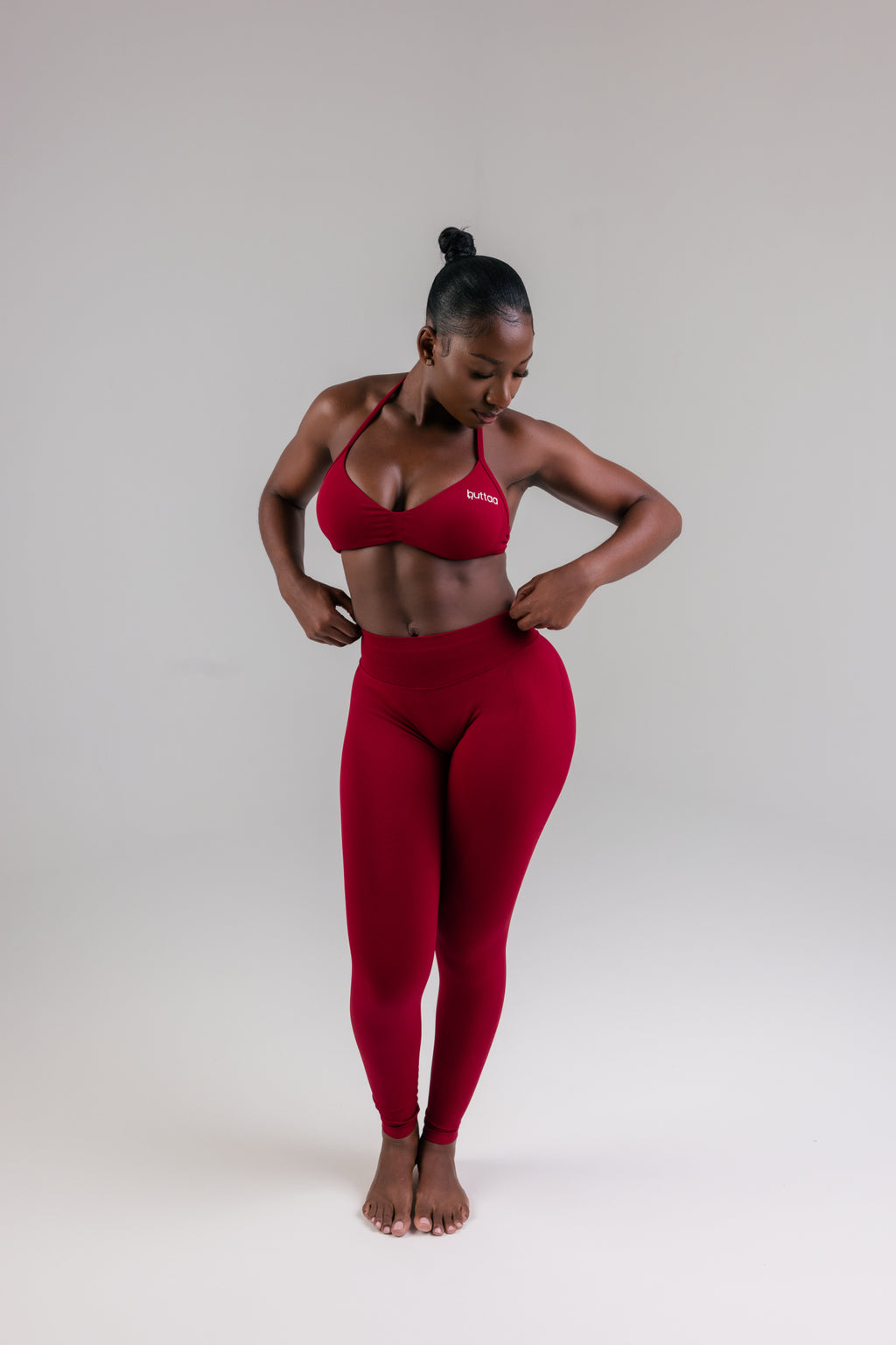 ComPression Bra + leggings- Red