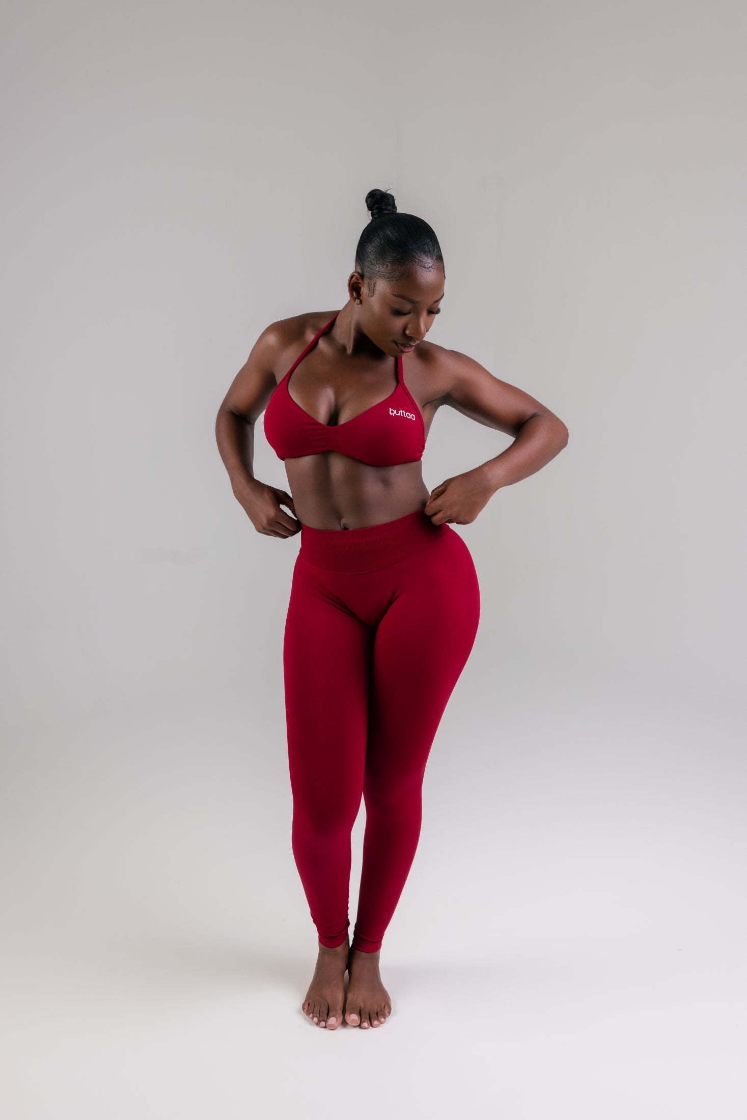 ComPression Bra + leggings- Red