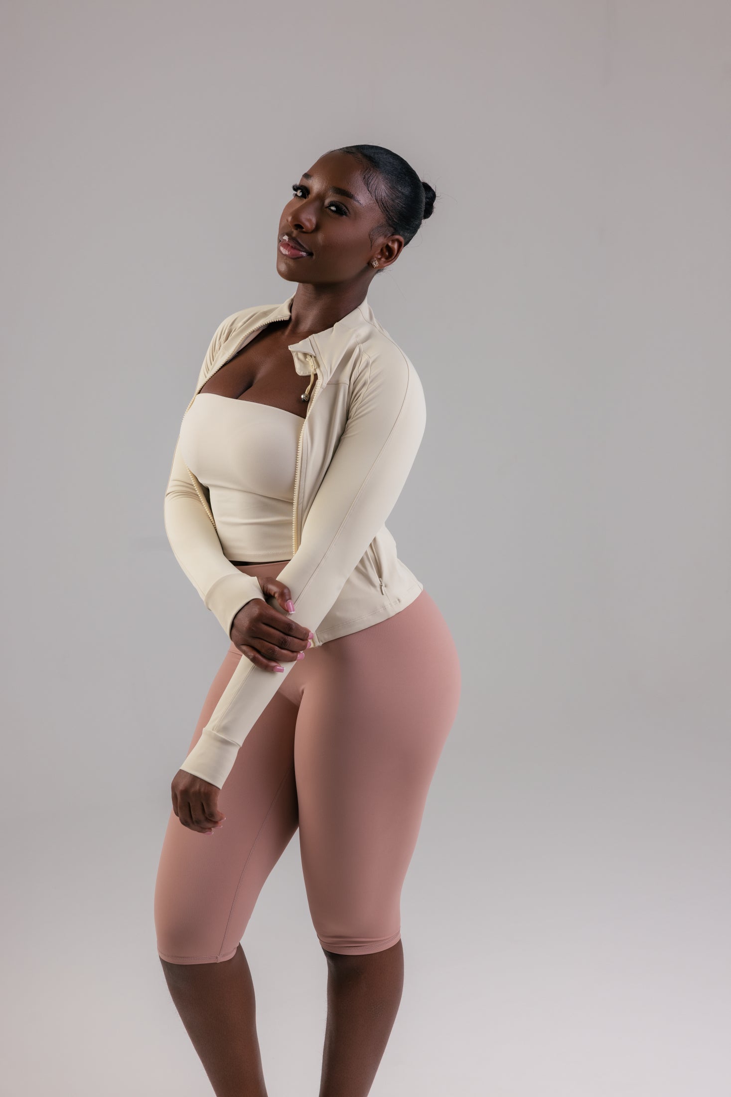 Seamless Jacket- Tan