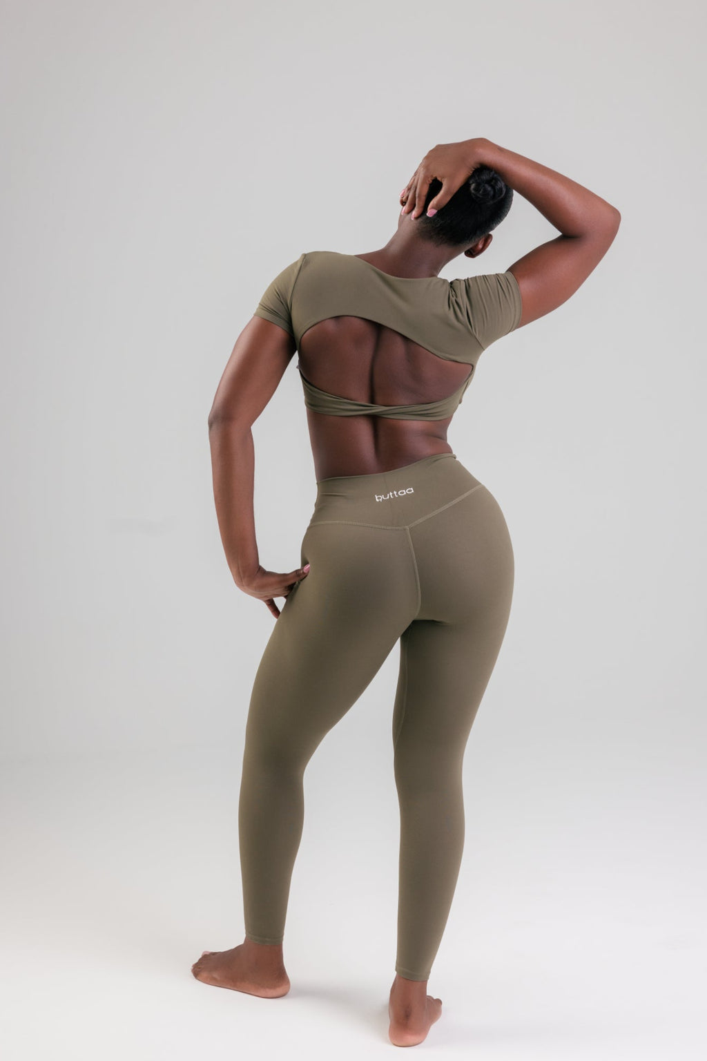 Relaxed Twist Set- Olive