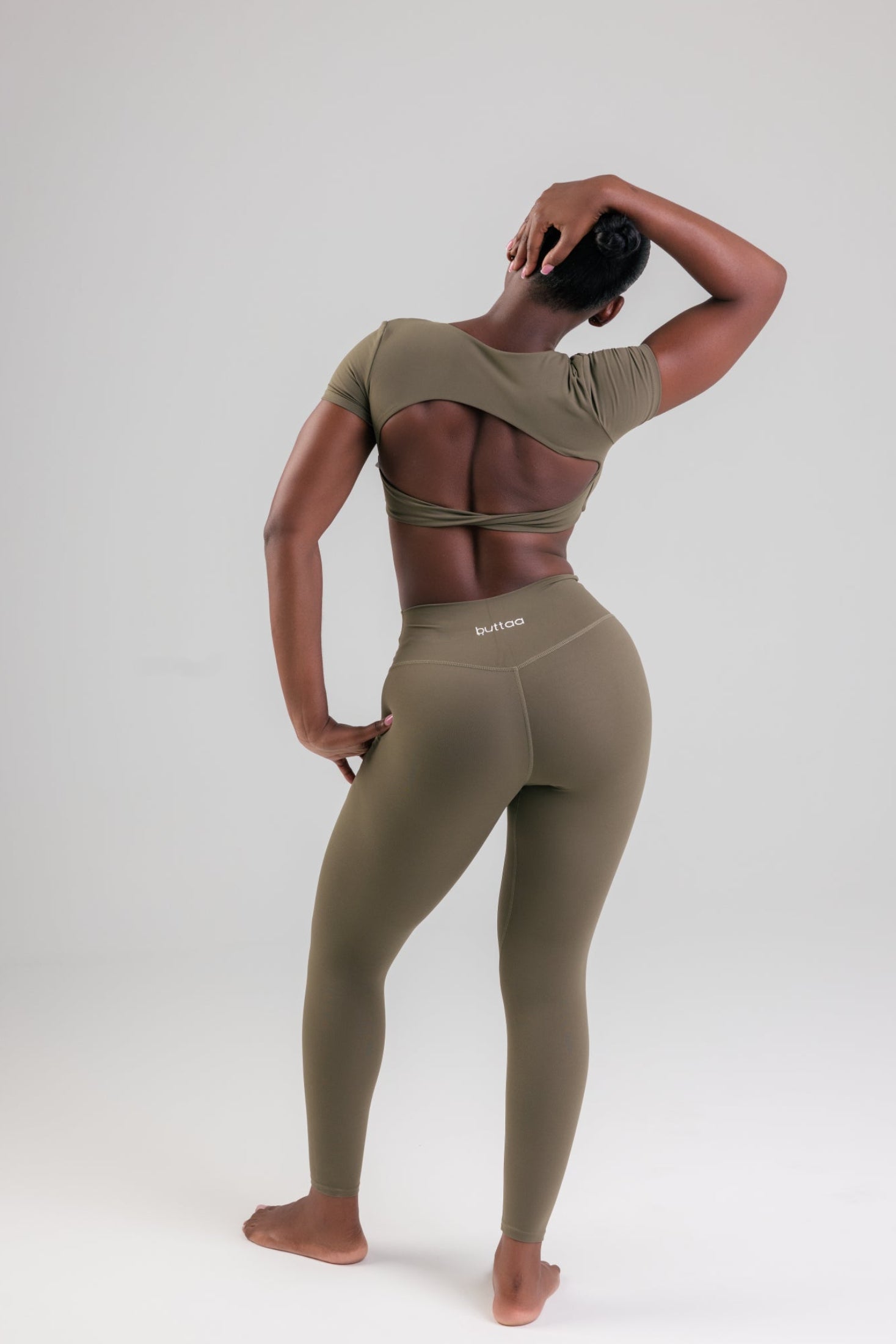 Relaxed Twist Set- Olive