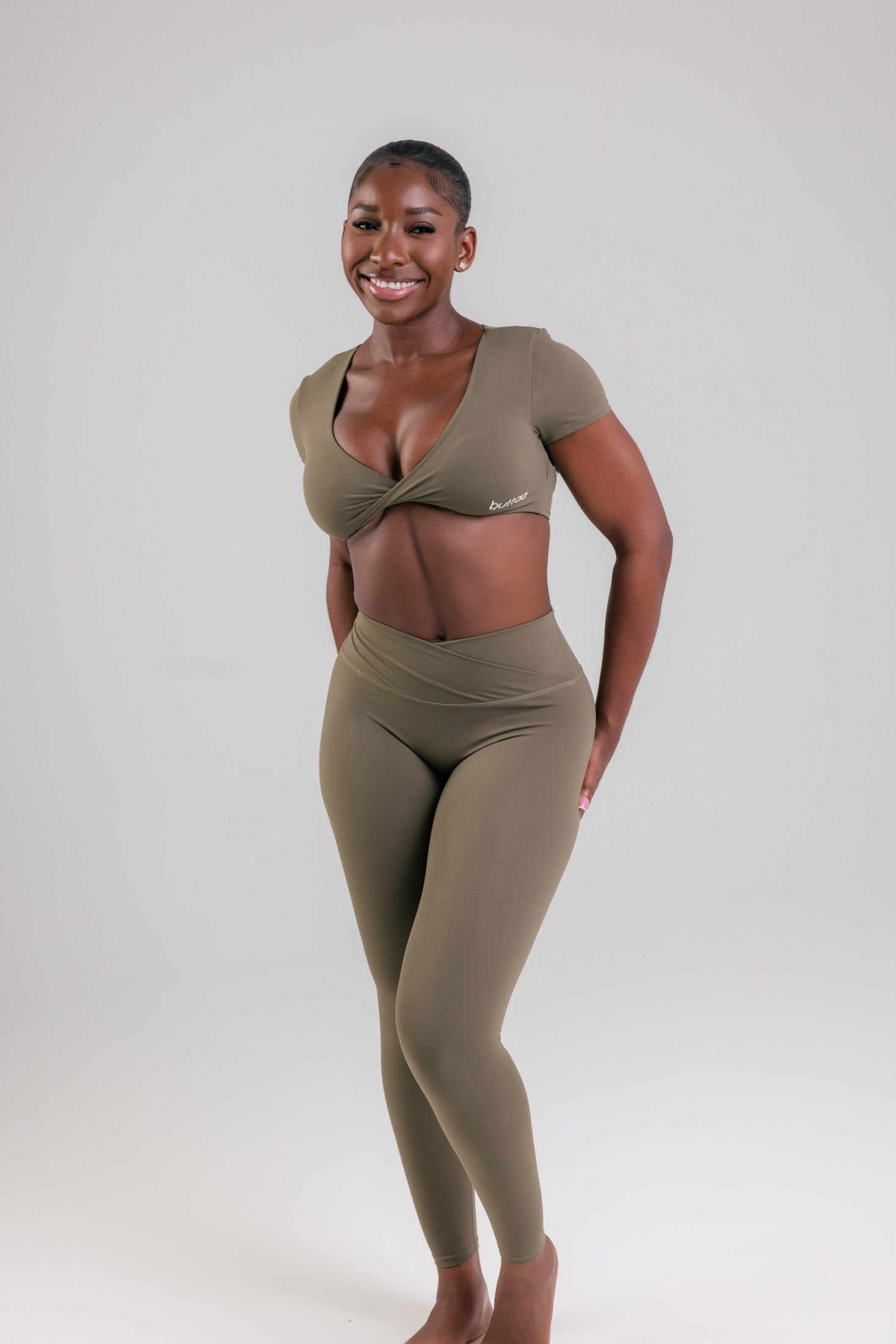 Relaxed Twist Set- Olive