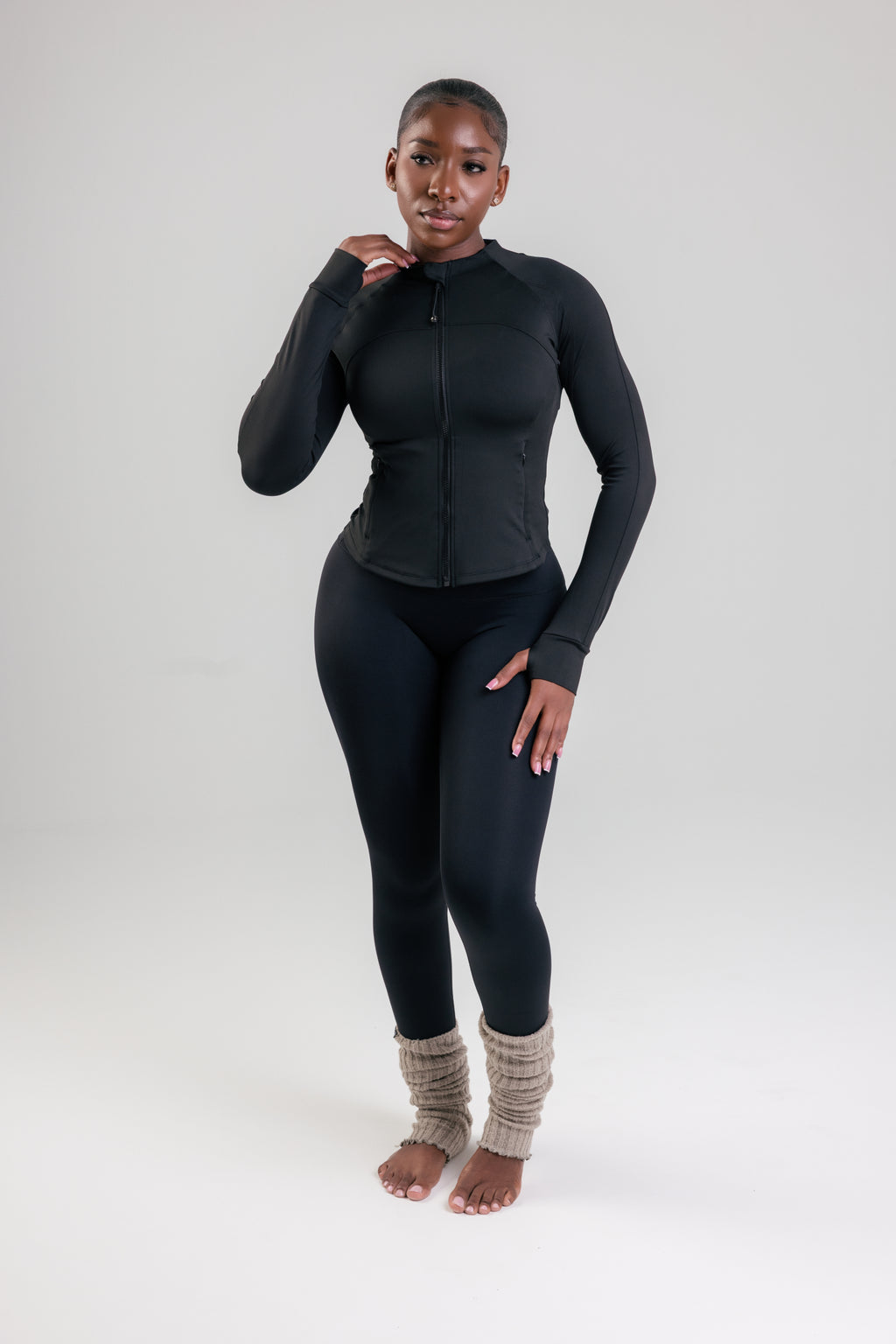 Seamless Jacket- Onyx